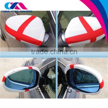 wholesale custom print polyester decoration car rear view mirror flag