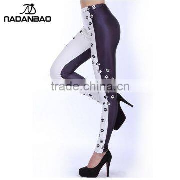 Spotted Dog Sport Legins Elastic Knitted Fitness Women Leggins Pant photo-2