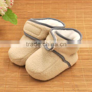 2016 Warm Plush Inner soft sheepskin baby leather shoes xiaoliubao shoes