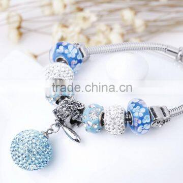 Hot sell Charming Beads Crystal Bracelet Wholesale Essential Oil Bracelet