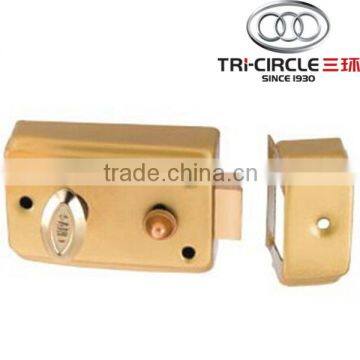 High Quality Tri-Circle Rim Night Latch Door Lock TC-558B
