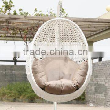 2016 Wicker Swing Hanging Chair Cushion Covered