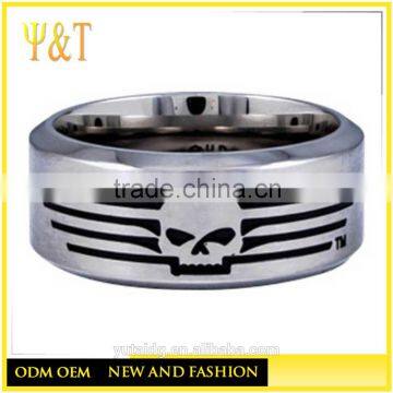 jingli jewelry cheap wholesale mens biker rings,custom biker wedding rings (HS-041)