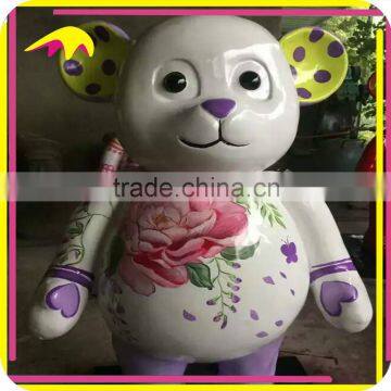 KANO4875 Festival Decorative Handmade Fiberglass Cartoon Bear photo-4