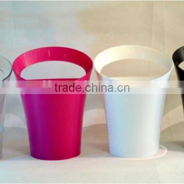 Food grade plastic acrylic champagne ice bucket for promotion