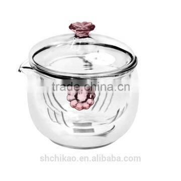 Clear glass blown glass, borosilicate glass, 200 ml water cup form chinese tea