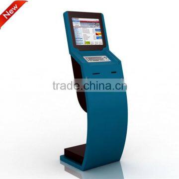 Interactive touch screen pay kiosk standing kiosk touch screen self-service terminal kiosk