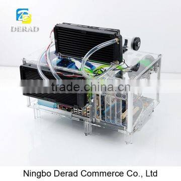 Custom Transparent Acrylic Computer CPU Water Cooling Case photo-2