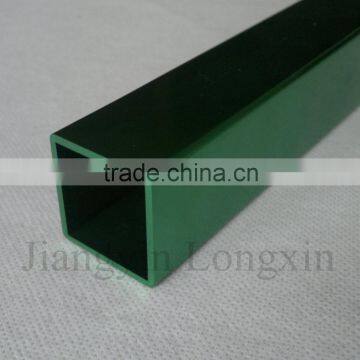 shining green anodizing aluminum tube