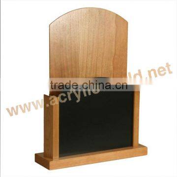 Wooden Menu Holder/wooden Menu Holder With Chalkboard/wooden Menu Sign Board photo-5