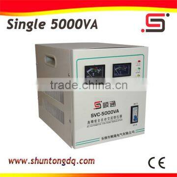 SVC 5KVA single phase ac automatic reply type home voltage regulator