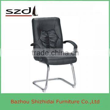 China wheel without office armchair chrome frame and leather design SD-5312