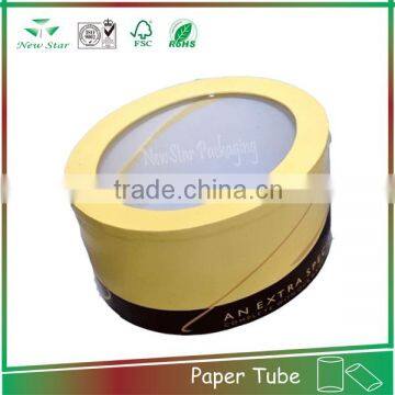 new design fancy paper wrapped tube,nice paper packaging tube