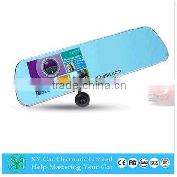 5.0" Android car GPS Navigation WiFi dvr 1080P dual camera car rear view mirror dvr car black box XY-X5
