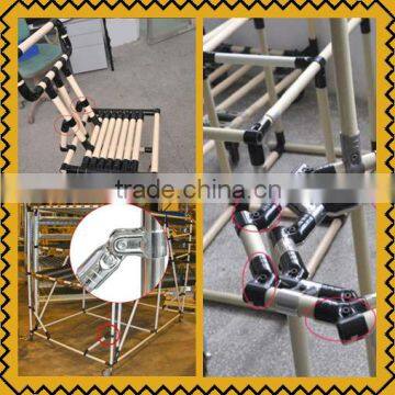 JYJ-9|New Type Customized Tube Connector| 45 Degree Square Pipe Connector|Metal Clamp for ABS Pipe photo-5