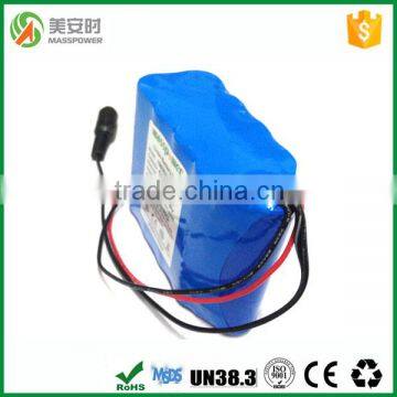 li-ion 18650 11.1v 6600mah battery pack