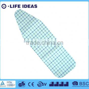 blue color black grid print cotton ironing board cover heat resistance