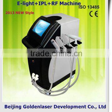 480-1200nm 2013 Cheapest Price Beauty Equipment Armpit / Back Hair Removal E-light+IPL+RF Machine Dental Diode Laser System