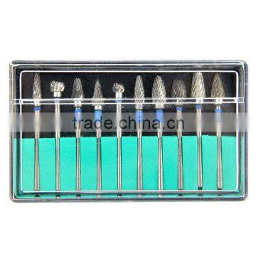 2016 Hot Sale Denshine Brand New Tungsten Steel Dental Burs Lab Burrs Tooth Drill 10 Pcs/ Pack photo-2
