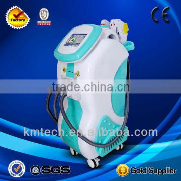 Three handles laser ipl rf beauty machine with CE ISO13485 TUV BV SGS