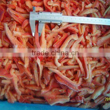 China new crop IQF red pepper strips