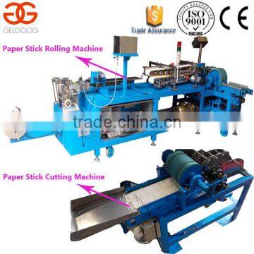 Automatic lollipop paper stick extruding machine