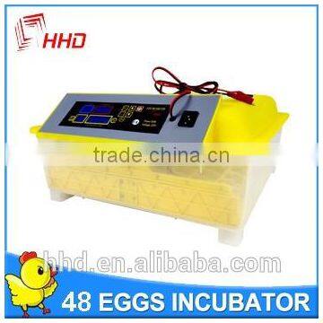 2017 HHD Hot sale Newest full automatic used egg incubators digital egg incubation hatching CE approved