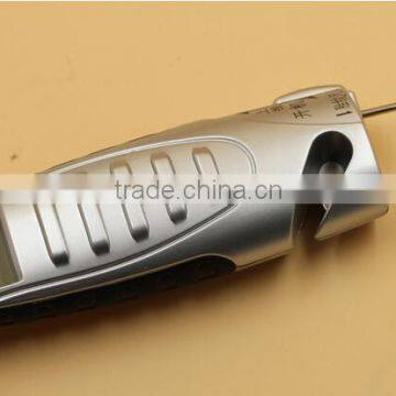 DIG01029 Multifunctional Digital Pressure Tire Gauge With LED Light Safety Hammer