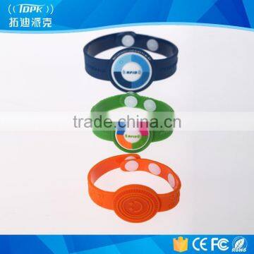 Closed nfc cheap custom promotion recycled wristbands