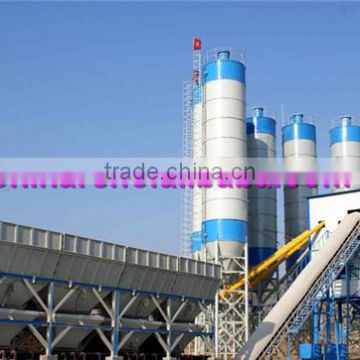 Mobile concrete batching plant with screw conveyor machine from china factory