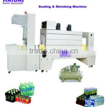 HAIDAI seal and shrinking PE Film shrink machine for bottles