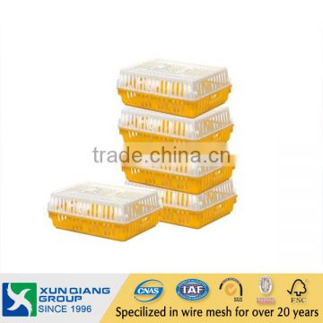 true HDPE % plastic chicken transport cage , strong poultry transport crates, chicken cage,