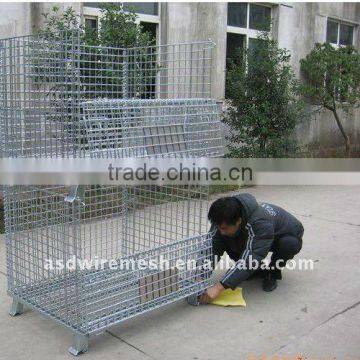 wire mesh container for super market