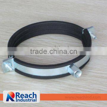 Zinc Plated Wall Mount Heavy Duty Pipe Clamp