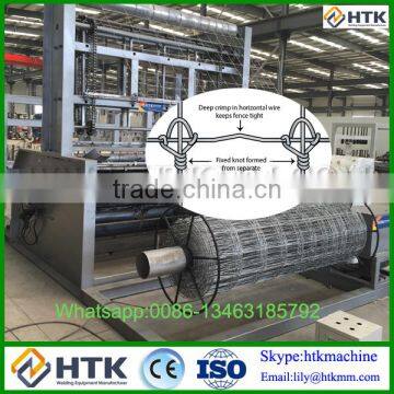 HTK Grassland Fence Automatic Weaving Machine/fixed Knot Field Fence Machine/ Cattle Fence Machine photo-2