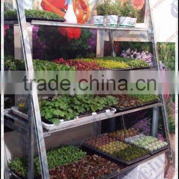 High Quality Metal Garden Flower Shelf Rack Cart photo-3