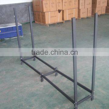 Good quality log rack with Black powder coated steel