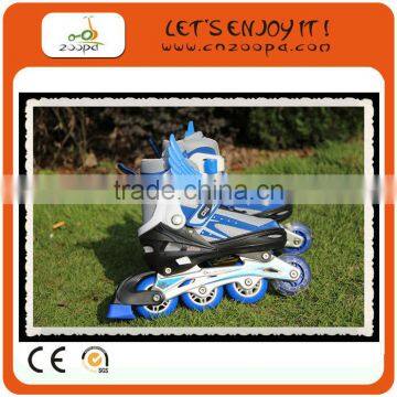 Blue arrowy inline flashing roller blade malaysia inline skate