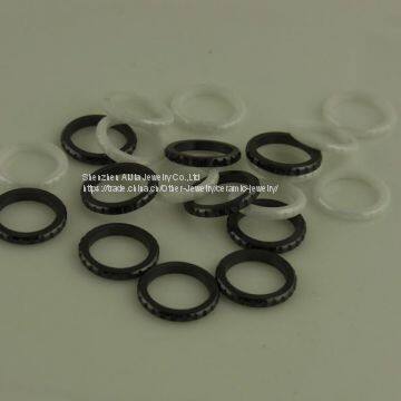 3mm Fashion Women Black Zirconia Ceramic Ring Designs
