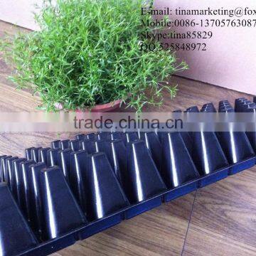 Custom High Quality Black Shining 98 Cell Plastic Nursery Pots Seed Trays for Flower Propagation photo-5