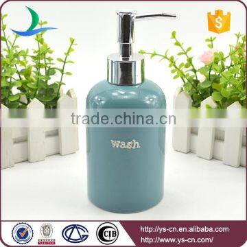 Wholesale 5pcs Blue Ceramic Bathroom Toilet Sets photo-2