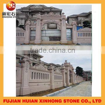 High Quality Black Stone Wall Balustrades and Handrails photo-4