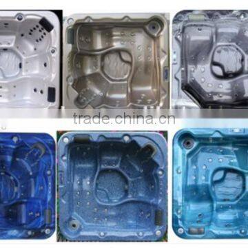 CE Certificate Whirlpool Bathtub Outdoor Economic Family Use Acrylic Bathtub Black photo-6