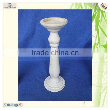 Custom Design Die Cut Paulownia Wooden Candle Stand Holder photo-5