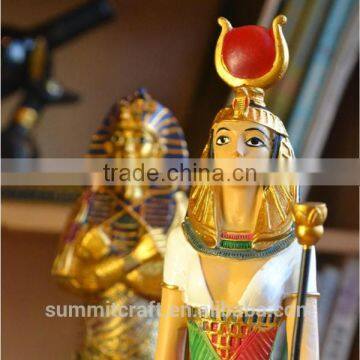 Polyresin Tutankhamen and Goddess Egyptian Statues Wholesale photo-2