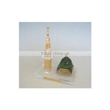 K9 crystal Mosque antique islamic wedding favors