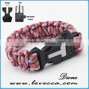 New design Factory Price 2016 hot sale paracord bracelet accessories