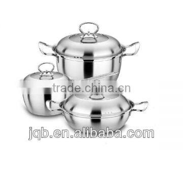 Stainless steel 18/10 cookware set