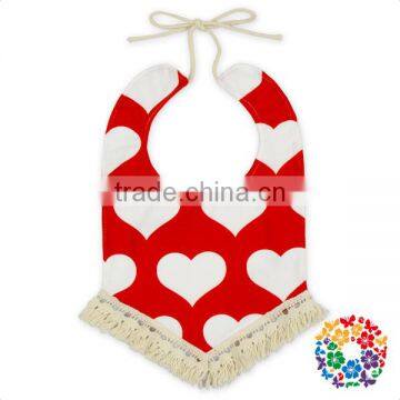 Wholesale Print Tassel Cheap Baby Bandana Bibs 100% Organic Cotton Baby Bibs photo-6