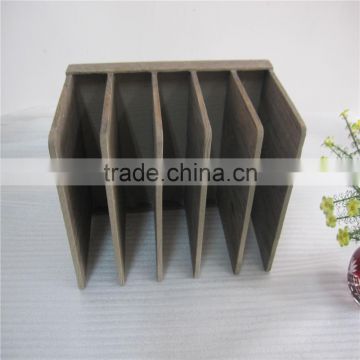 2015 High Quality Wood Magazine Rack Wooden Paper File Holder